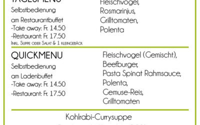 Tages Menu 10.9.26